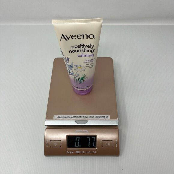 Aveeno Positively Nourishing Calming Body Lotion Lavender Chamomile 7 oz - Picture 3 of 4